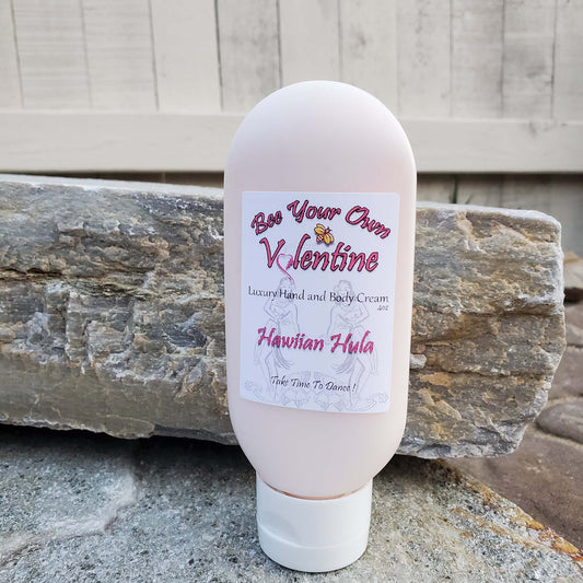 Bee Your Own Valentine Luxury Hand and Body Cream Hawaiian Hula