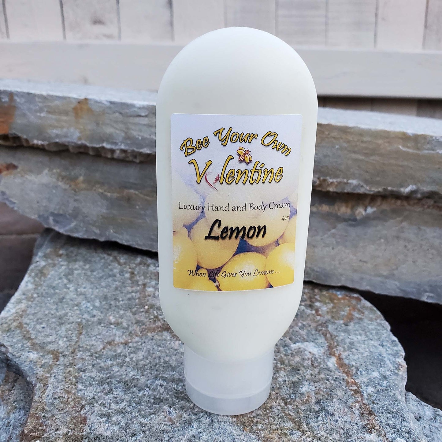 Bee Your Own Valentine Luxury Hand and Body Cream Lemon